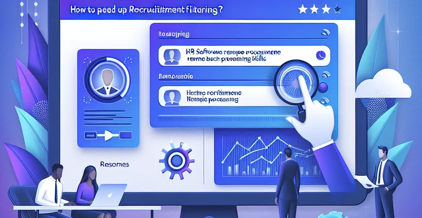 招聘筛选怎么快？HR 软件简历批量处理技巧